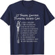 10 Things Guitar Players Never Say | Funny Electric Guitar T-Shirt - T-Shirt | Navy