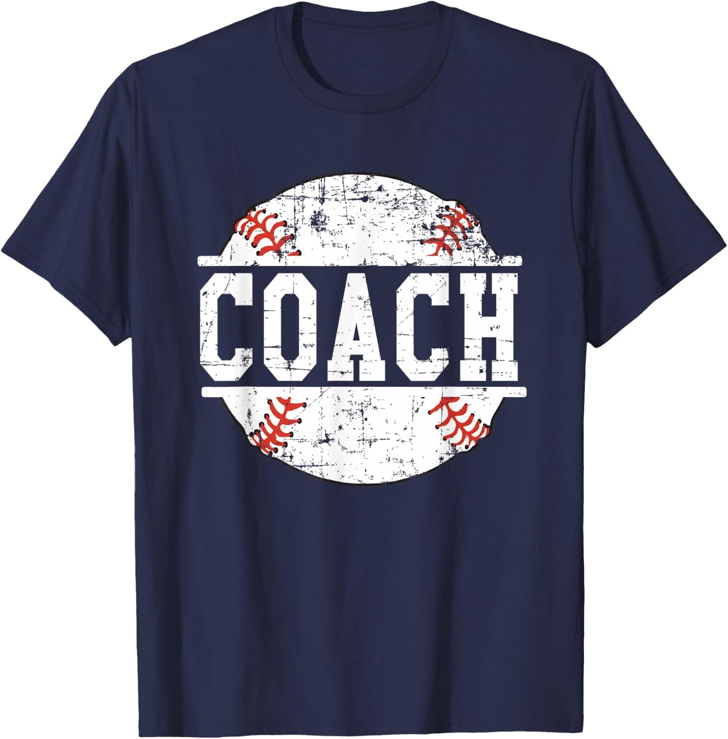 Baseball Coach: Baseball Teacher Shirt T-Shirt - T-Shirt | Navy