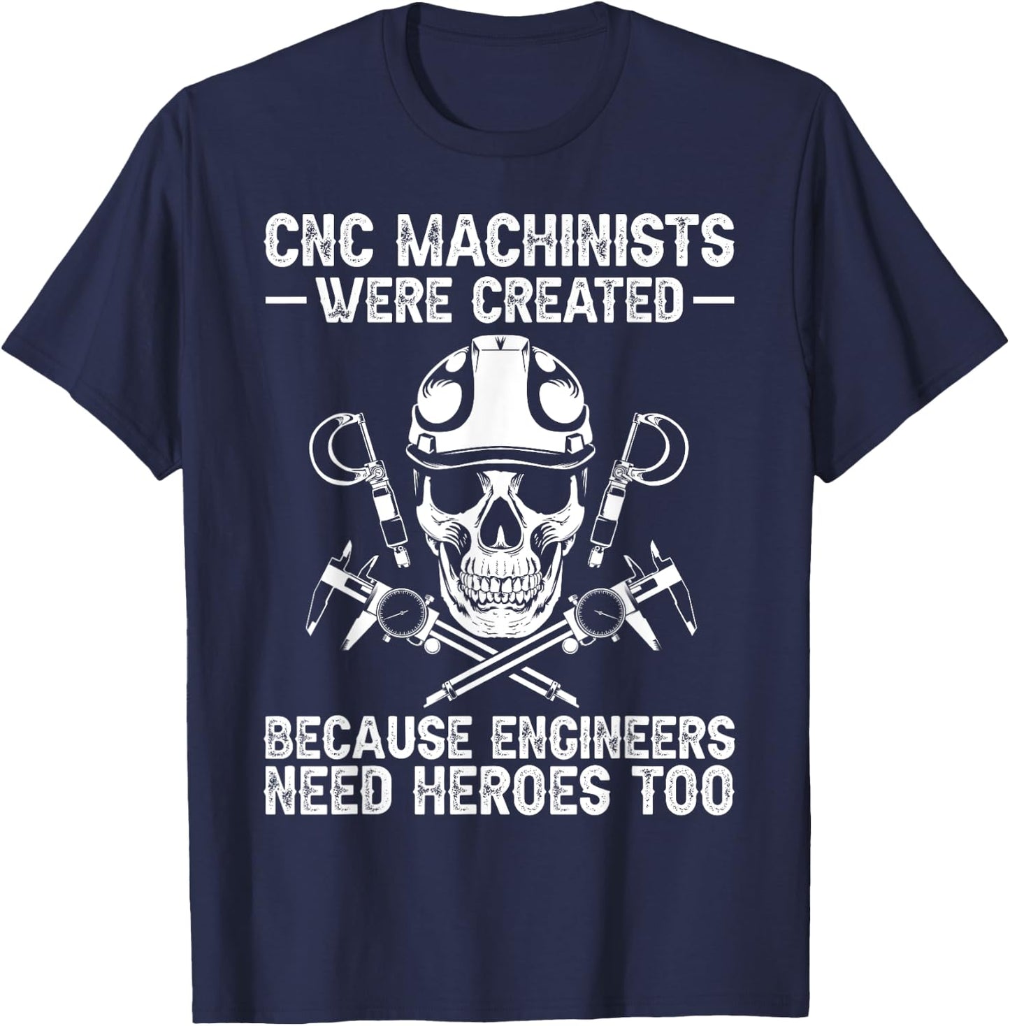 Cool CNC Machinist Design Women Machinist Engineer T-Shirt - T-Shirt | Navy