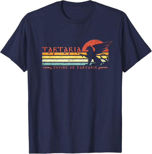 Tartaria - Empire de Tartarie - Retro Ancient Griffin T-Shirt - T-Shirt | Navy