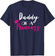 Daddy Of A Princess Funny Fathers Day Dad T-Shirt - T-Shirt | Navy