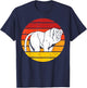 Retro Proboscis Monkey T-Shirt - T-Shirt | Navy