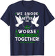 Liver Cancer Awareness Spouse Husband Wife Support T-Shirt - T-Shirt | Navy