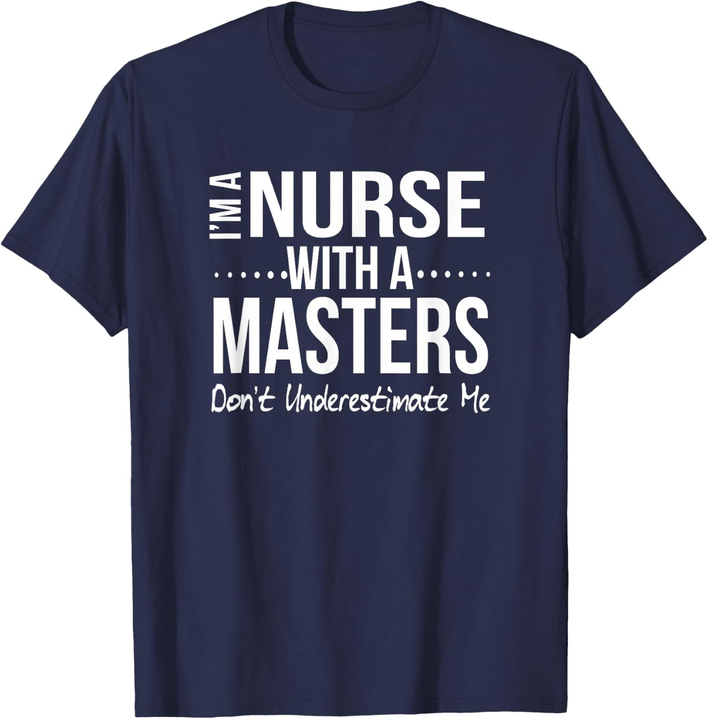 Nurse Masters Degree MSN Nursing Student Graduation 2024 T-Shirt - T-Shirt | Navy