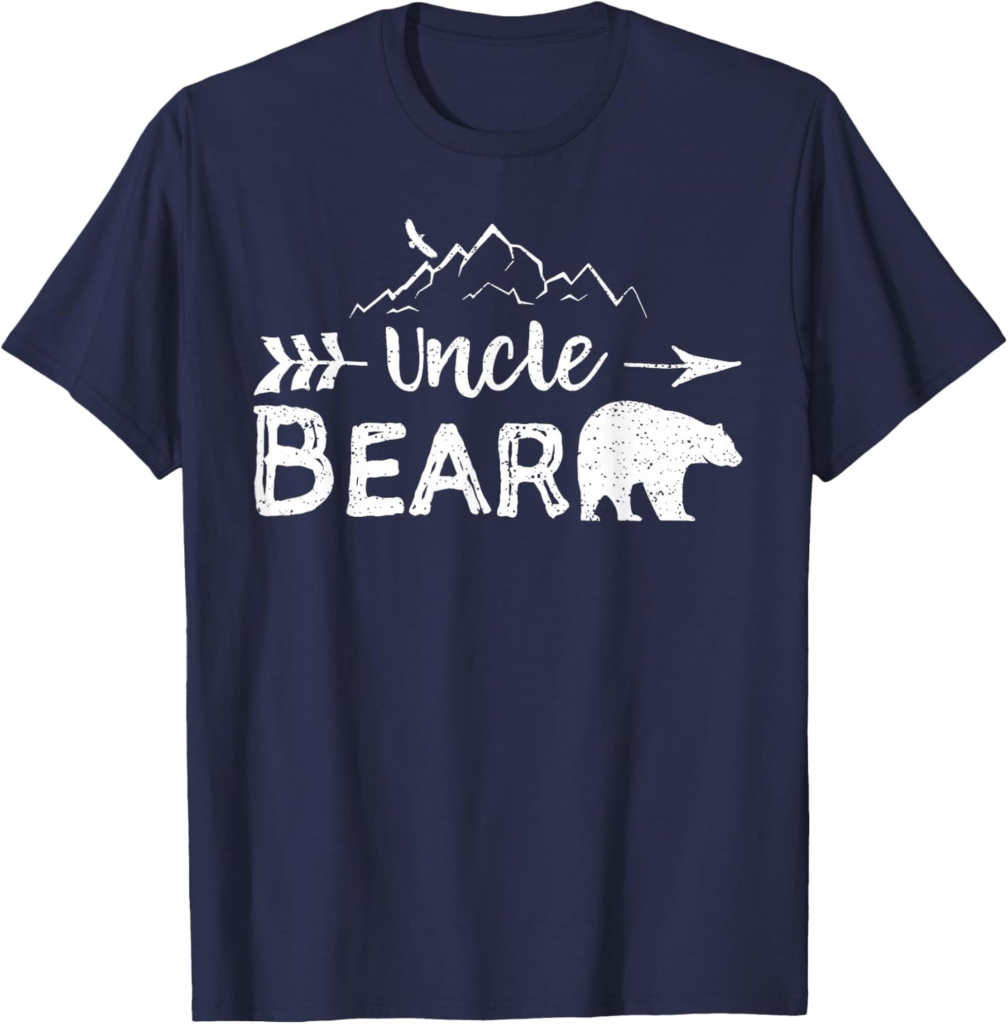 Uncle Bear Shirt Matching Family Aunt And Uncle Camping Gift T-Shirt - T-Shirt | Navy