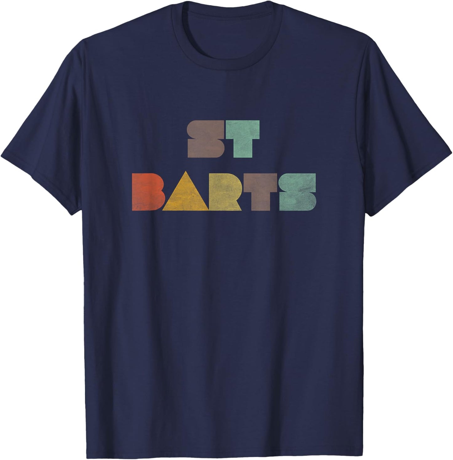 St Barts Vintage T-Shirt - T-Shirt | Navy