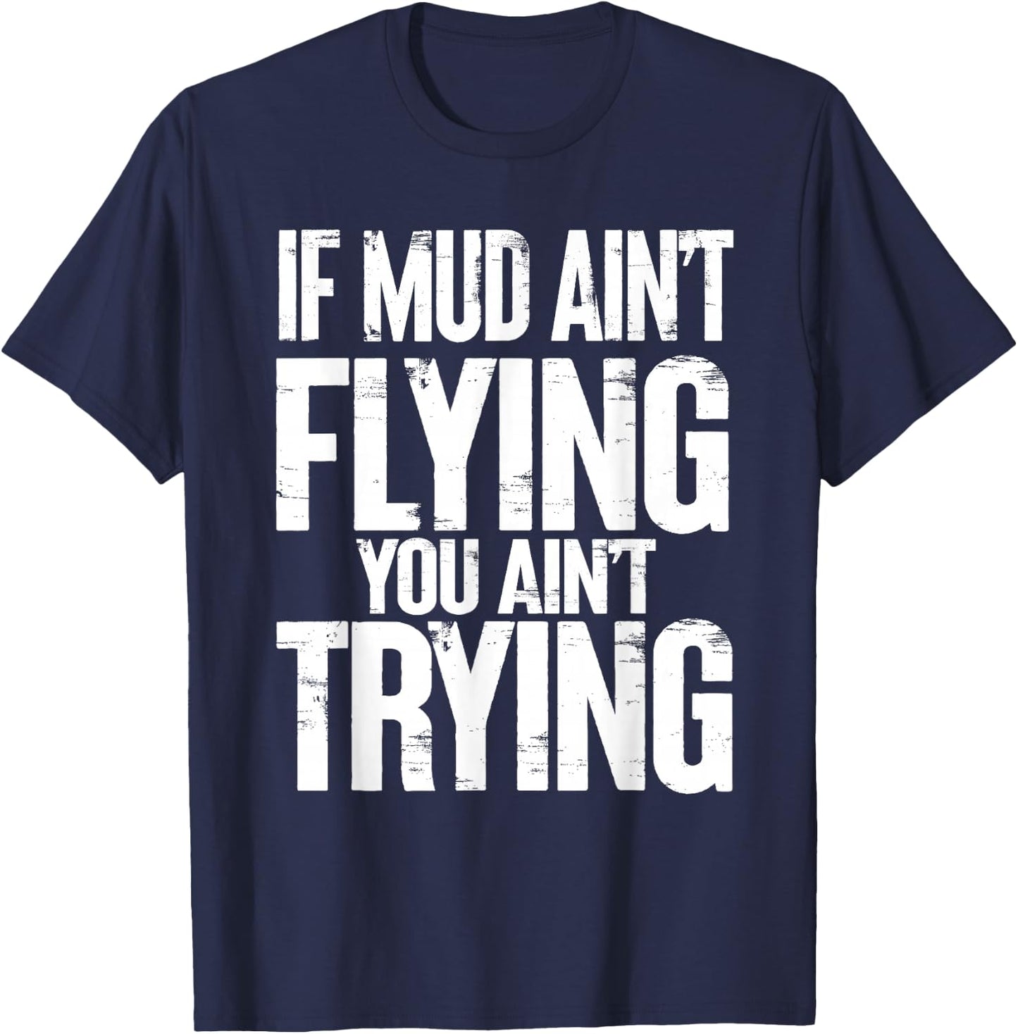 ATV Quad Four Wheeler Accessories For Mudding T-Shirt - T-Shirt | Navy