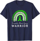 Traumatic Brain Injury Warrior / Green Ribbon TBI Support T-Shirt - T-Shirt | Navy