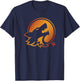 Magic The Gathering Midnight Hunt Howling At The Moon Logo T-Shirt - T-Shirt | Navy