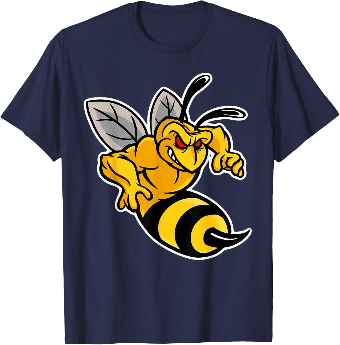 Wasps Bees Cool Logo Wasp with Spike T-Shirt - T-Shirt | Navy