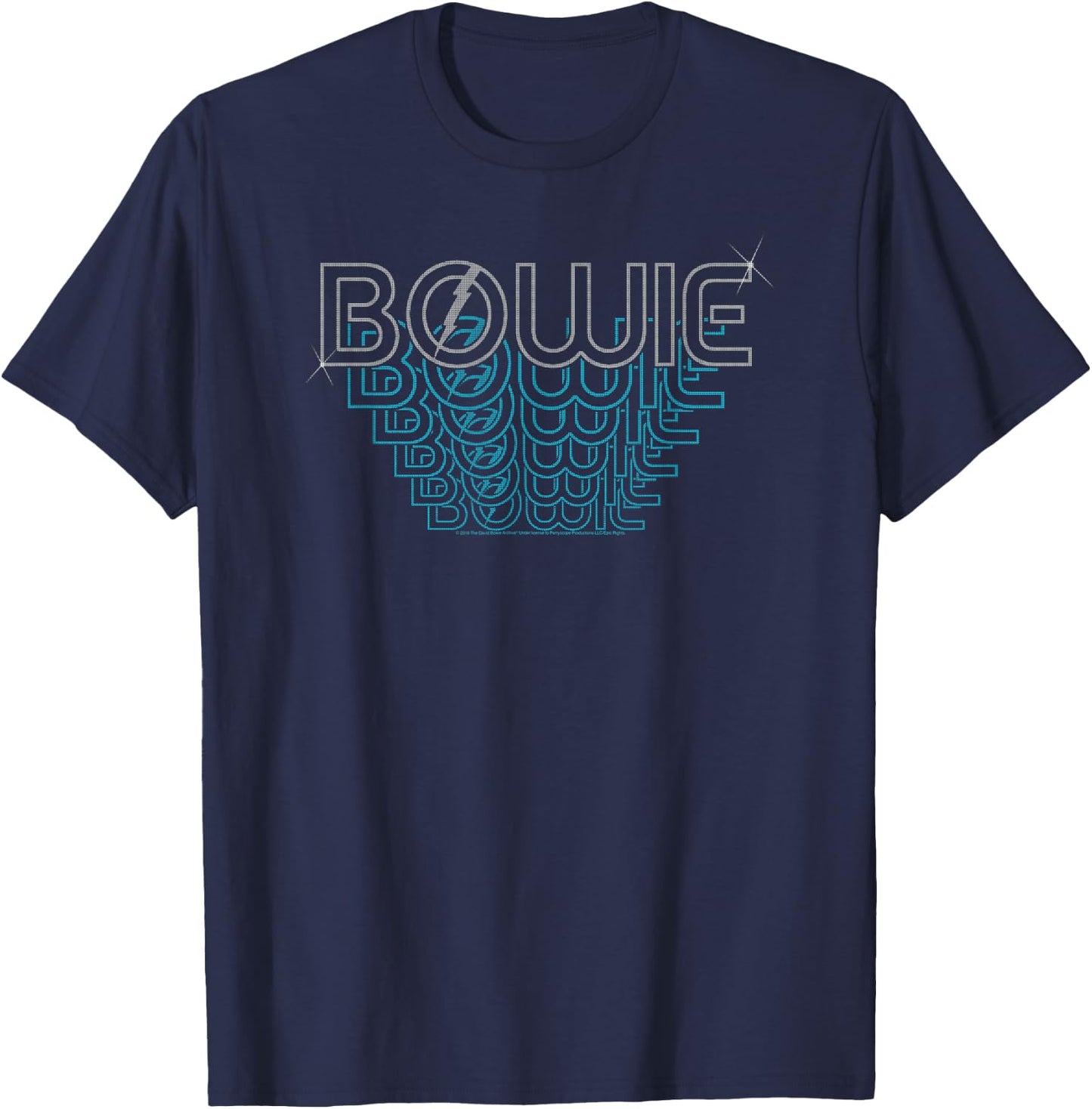 David Bowie - Futuristic T-Shirt - T-Shirt | Navy