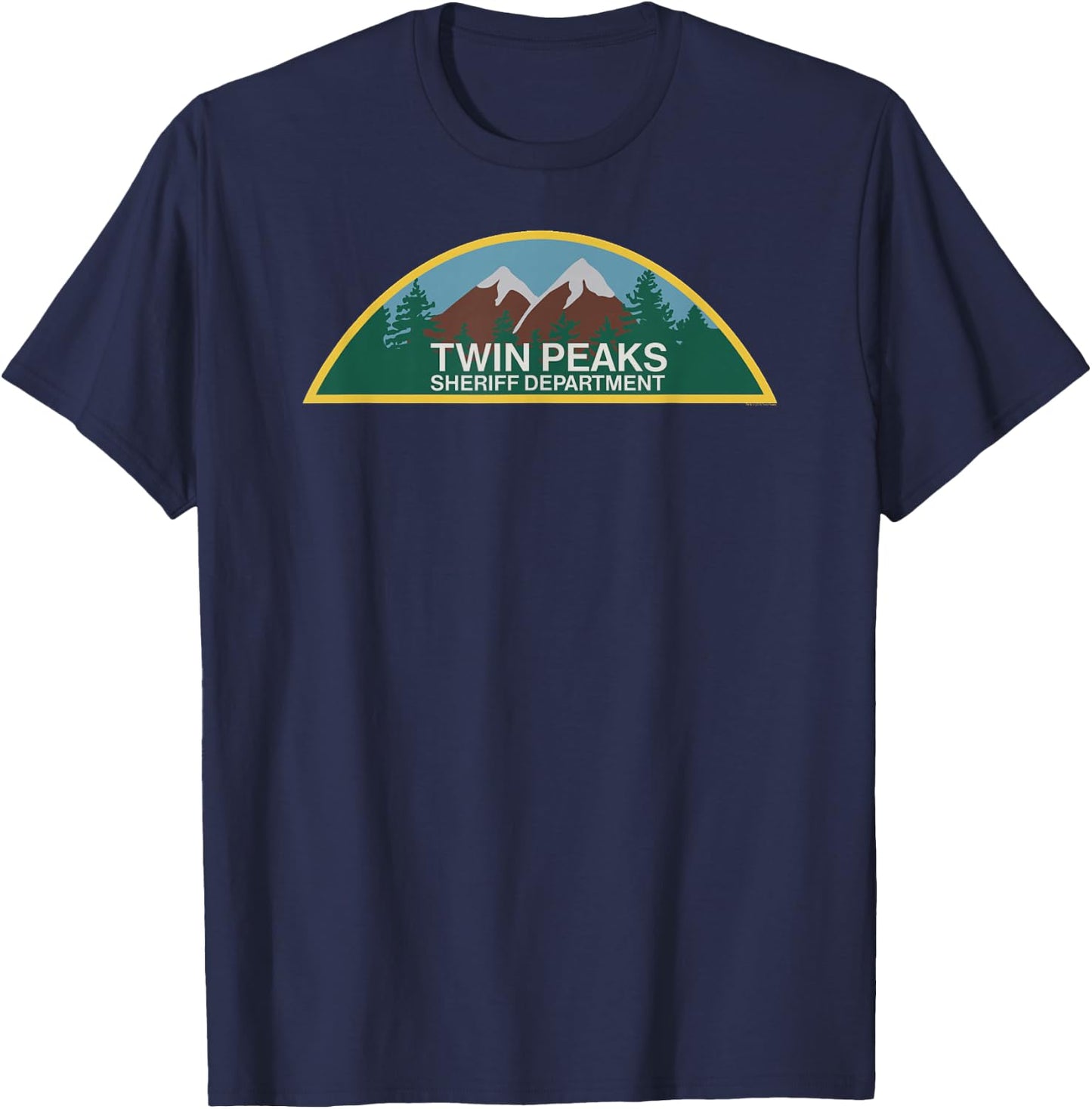 Twin Peaks - Sheriff Department T-Shirt - T-Shirt | Navy