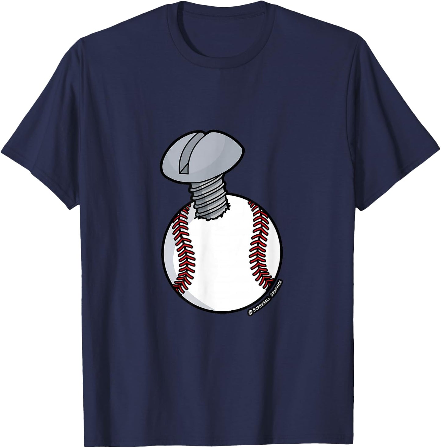 Screwball T-Shirt - T-Shirt | Navy