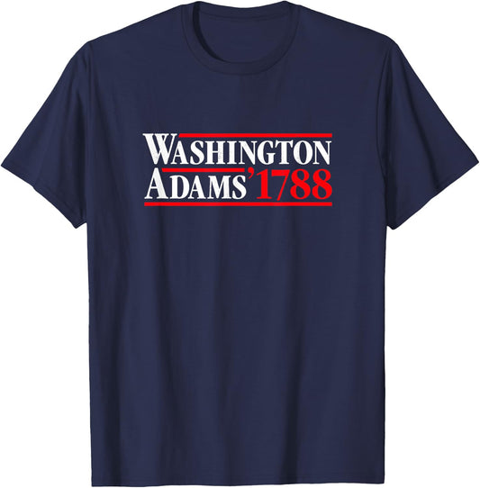 George Washington 1788 Retro President Campaign T-Shirt - T-Shirt | Navy