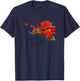 Polish saying , Red poppies flowers polish T-Shirt - T-Shirt | Navy