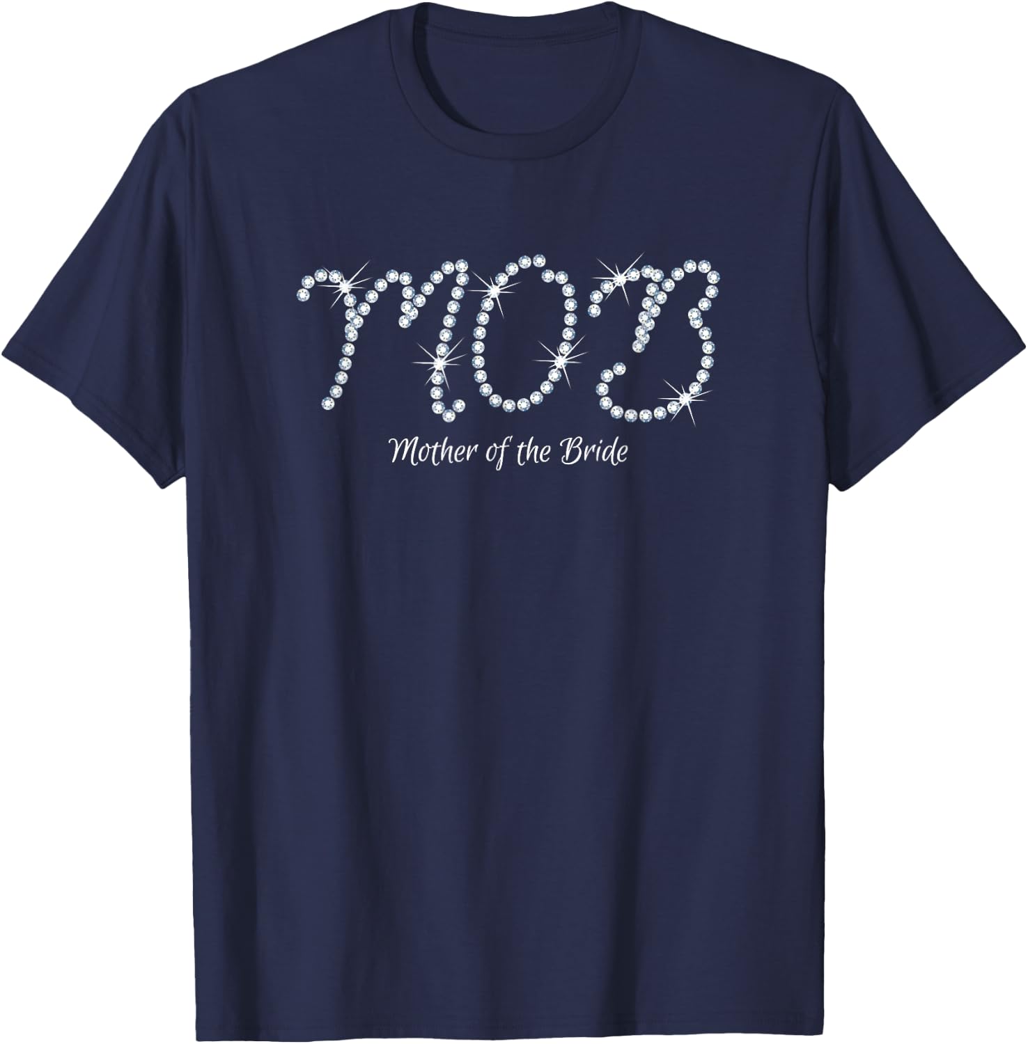 Glamorous Mother of the Bride T-Shirt - T-Shirt | Navy