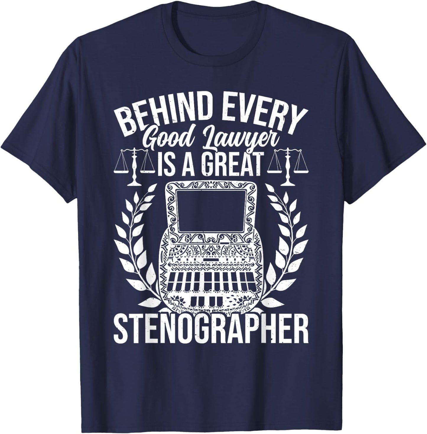 Court Reporter T-Shirt - T-Shirt | Navy