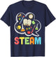 STEAM Teacher and Student Back to School STEM T-Shirt - T-Shirt | Navy