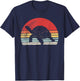 Vintage Retro Aldabra Giant Tortoise T-Shirt - T-Shirt | Navy