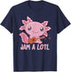 Jam A Lotl Axolotl Makes Music On The Guitar Sweet Axolotl T-Shirt - T-Shirt | Navy