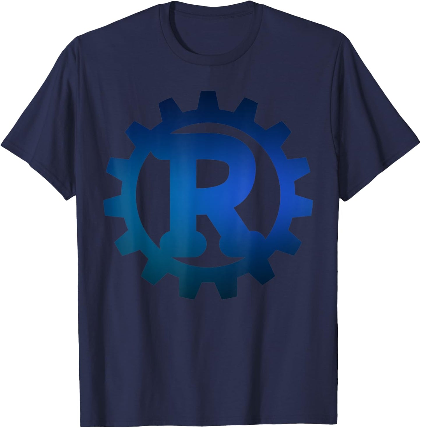 Cool Rust Logo t shirt Computer Software Programmer T-Shirt - T-Shirt | Navy