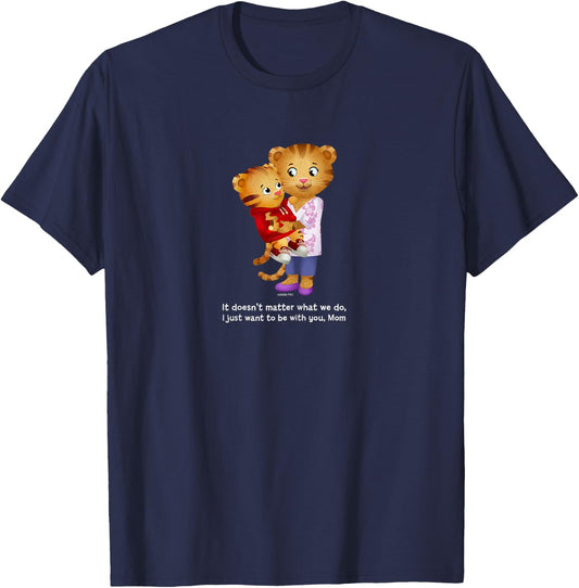 Daniel and Mom Tiger (Dark Shirt) T-Shirt - T-Shirt | Navy