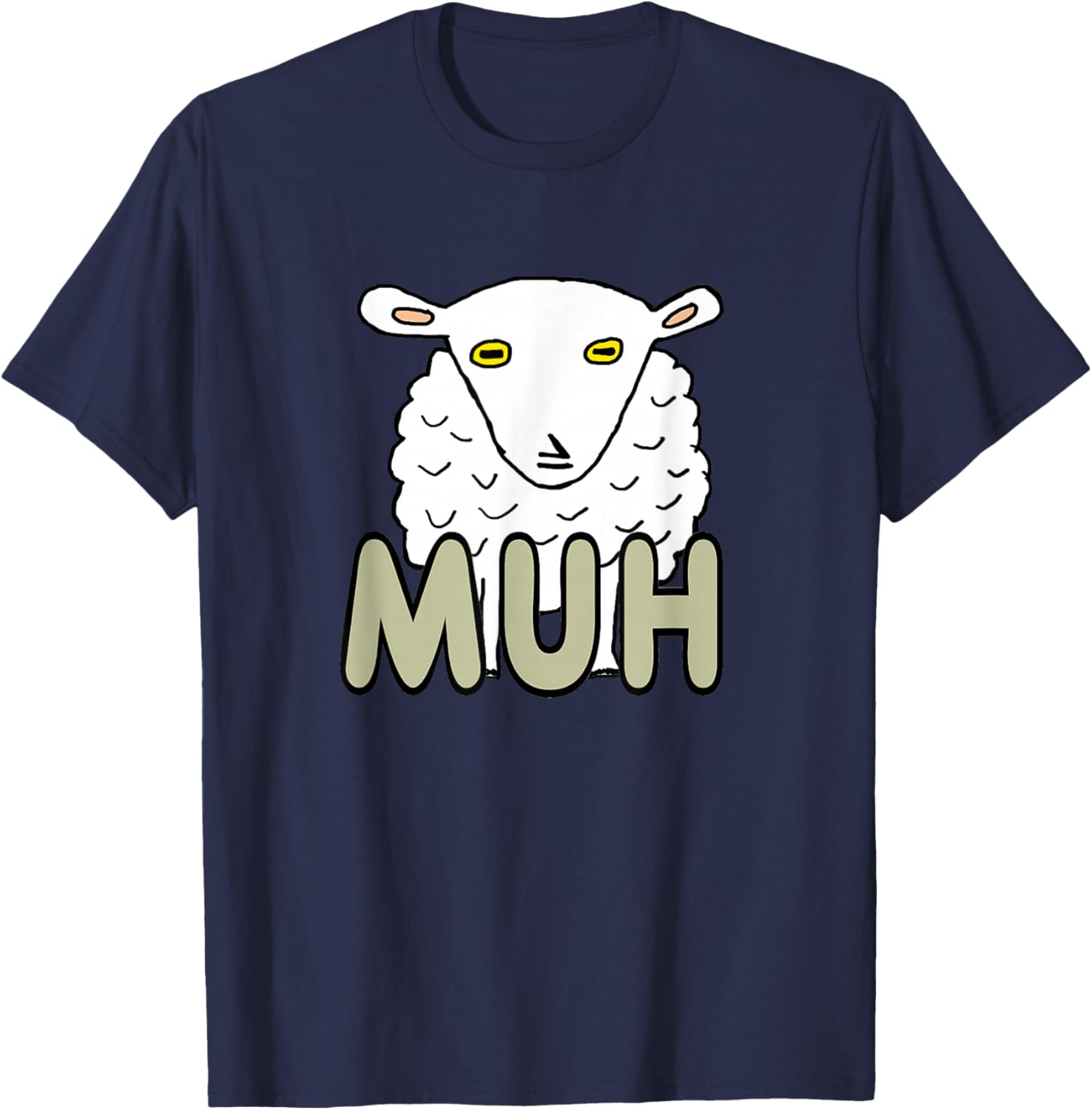 Muh Sheep T-Shirt - T-Shirt | Navy