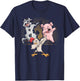 Dabbing Chicken Pig Cow Funny Farm Animal T-Shirt - T-Shirt | Navy