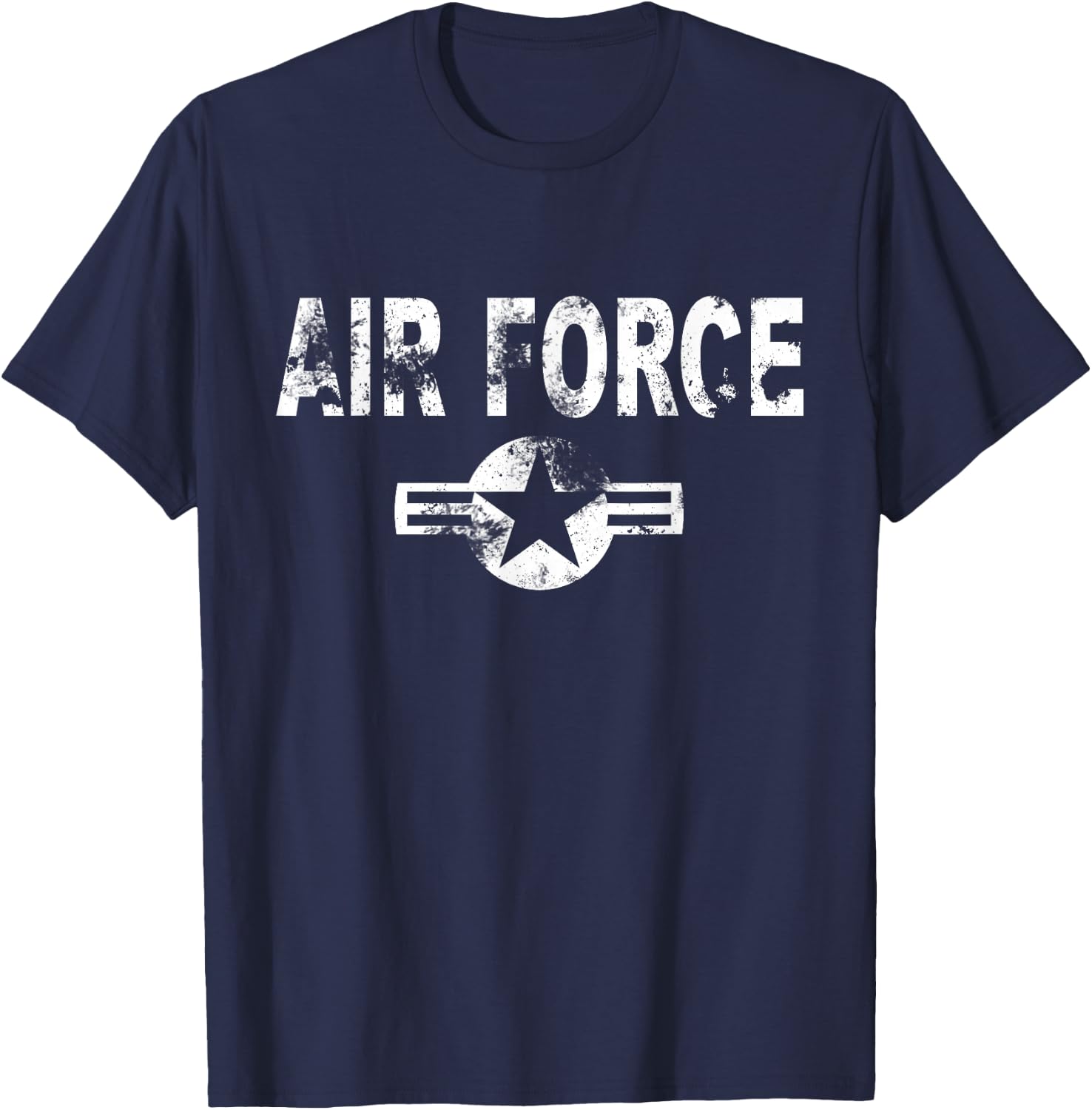 Air Force Vintage US Military Airforce Men Women Gift T-Shirt - T-Shirt | Navy