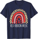 We Wear Red for Red Ribbon Week Awareness Rainbow T-Shirt - T-Shirt | Navy