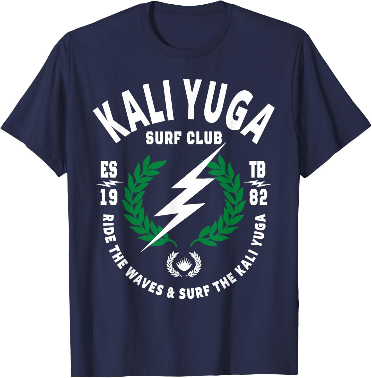 The Kali Yuga Surf Club Shirts Clothing & Store T-Shirt - T-Shirt | Navy