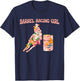 Barrel Racing Western Riding Rodeo Horse Riding Barrel Racing T-Shirt - T-Shirt | Navy