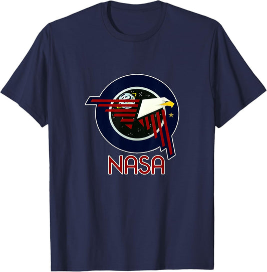 Retro Astronaut Patch NASA T-Shirt - T-Shirt | Navy