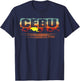 Vintage Sunset Philippines - Cebu T-Shirt - T-Shirt | Navy