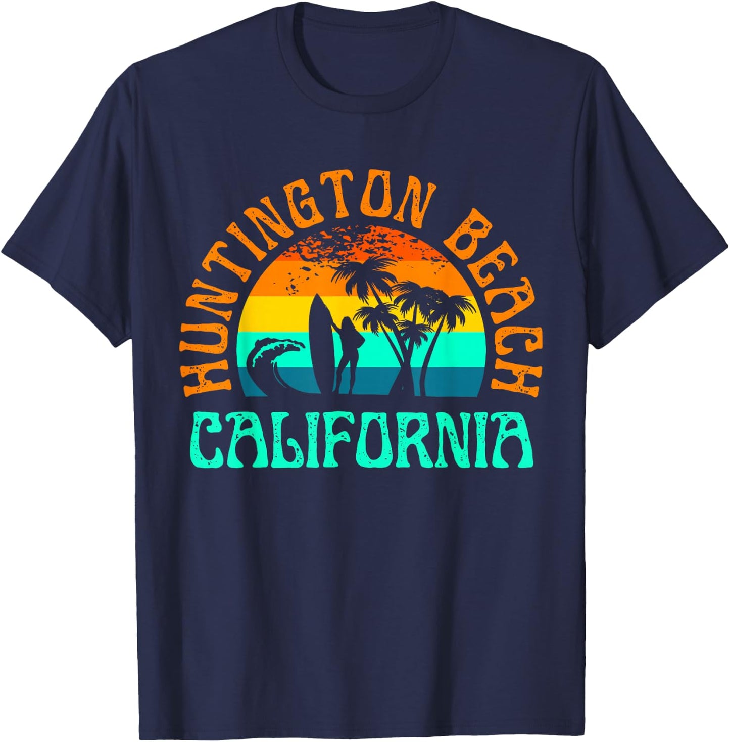 Huntington Beach T-Shirt - T-Shirt | Navy
