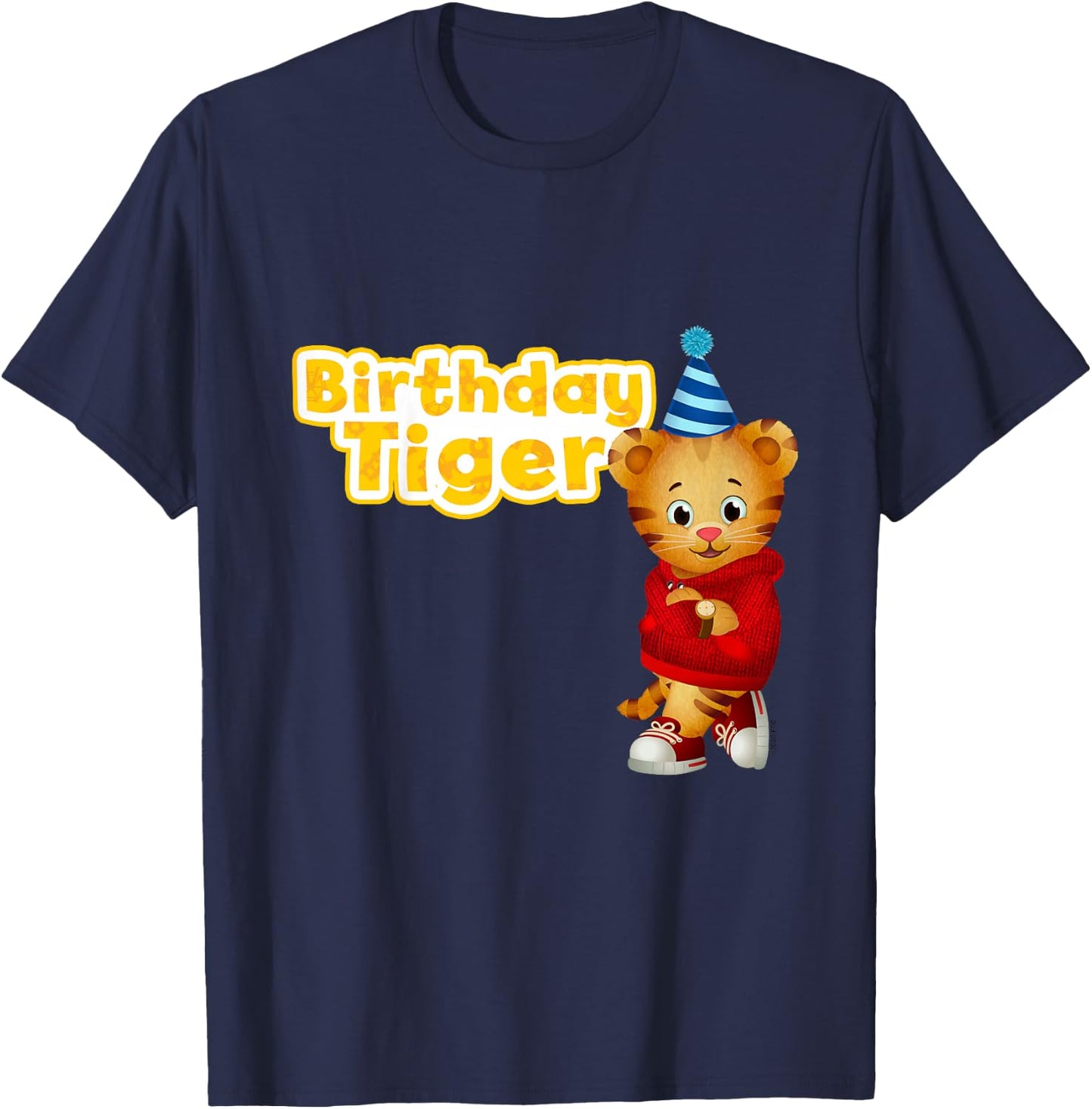 Daniel Tiger's Neighborhood: Birthday Tiger T-Shirt - T-Shirt | Navy