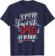 Santa's Favorite SPED Teacher Christmas Party Xmas T-Shirt - T-Shirt | Navy