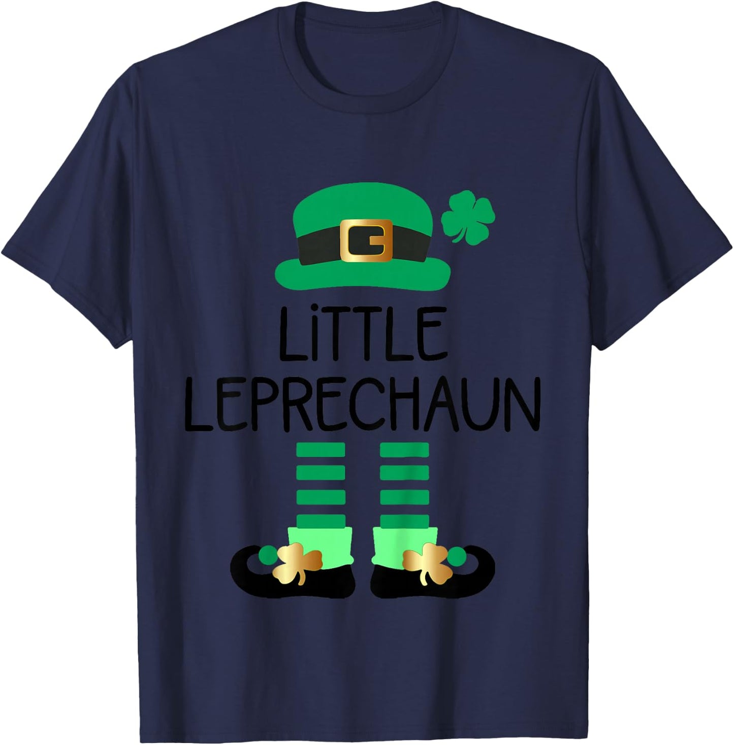 Boys St Patricks Day Toddler Little Leprechaun Costume Baby T-Shirt - T-Shirt | Navy