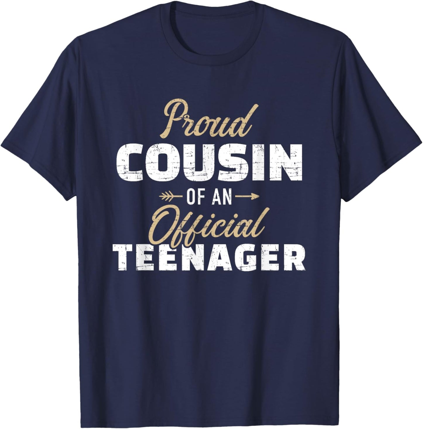 Proud Cousin Teenager 13th Birthday T-Shirt - T-Shirt | Navy
