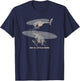 MH-6 Little Bird Military Helicopter Diagram T-Shirt - T-Shirt | Navy
