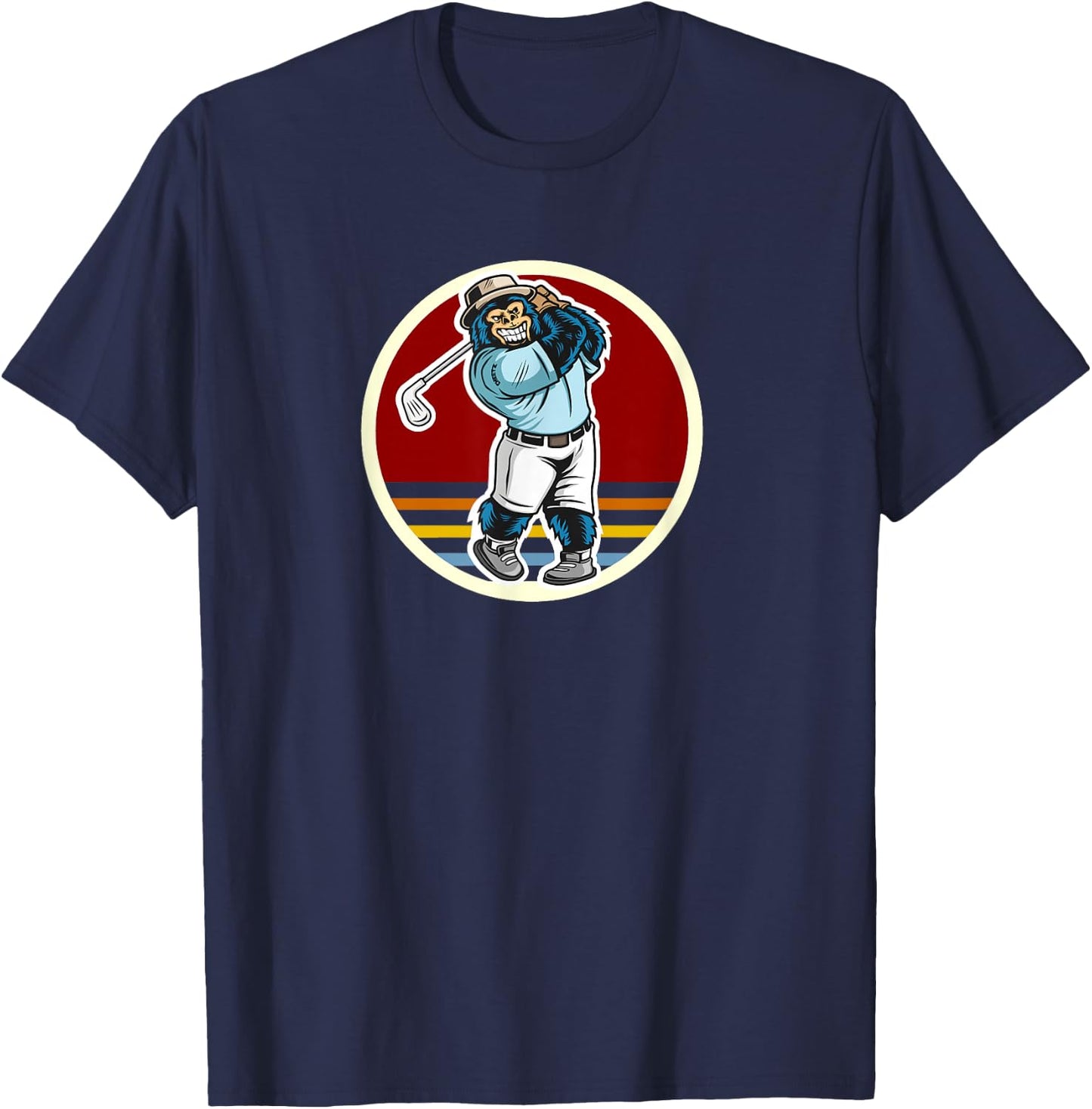 Gorilla Golf | Strong Golfer | Powerful Swing | Funny Joke T-Shirt - T-Shirt | Navy