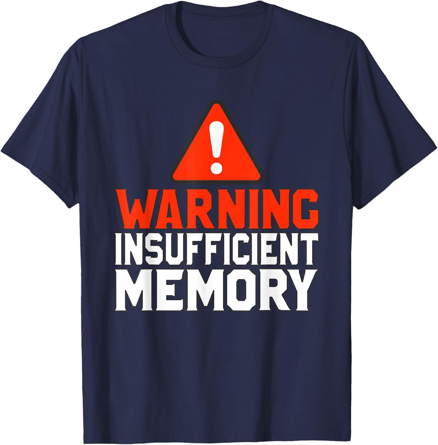 Warning information memory T-Shirt - T-Shirt | Navy