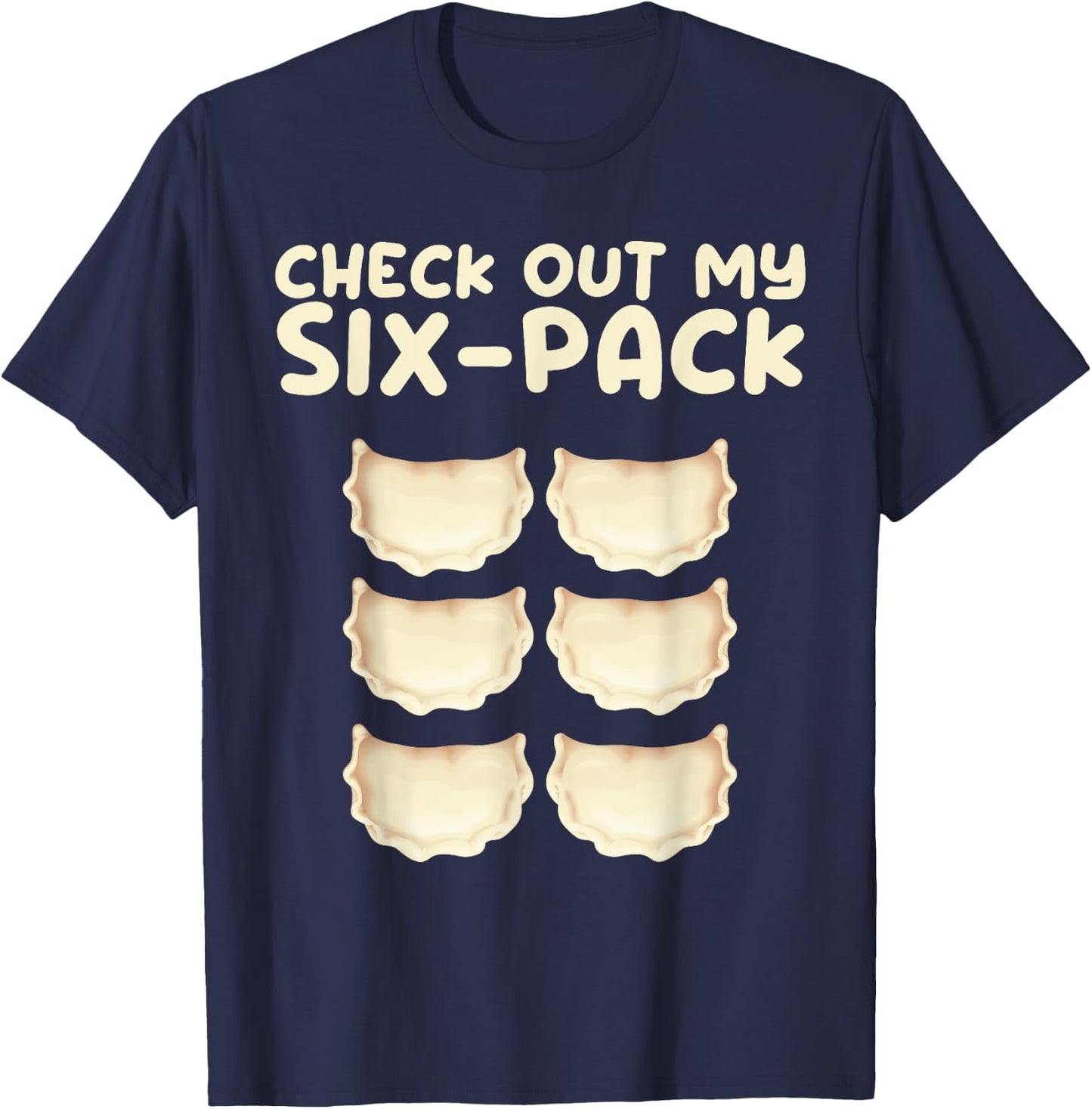 Funny Pierogi Art Men Women Kids Pierogi Polish Dumplings T-Shirt - T-Shirt | Navy