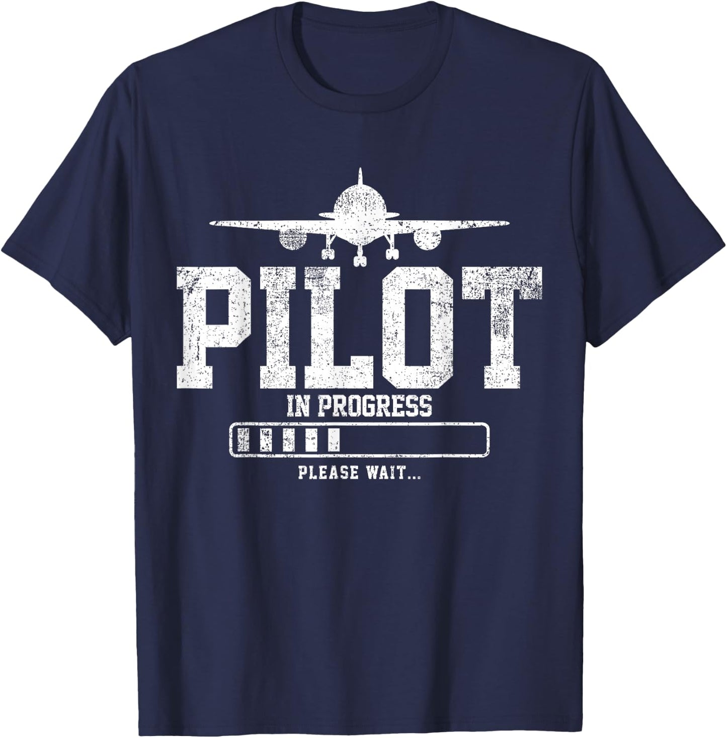 Future Pilot Airplane Student Pilot Flight School T-Shirt - T-Shirt | Navy