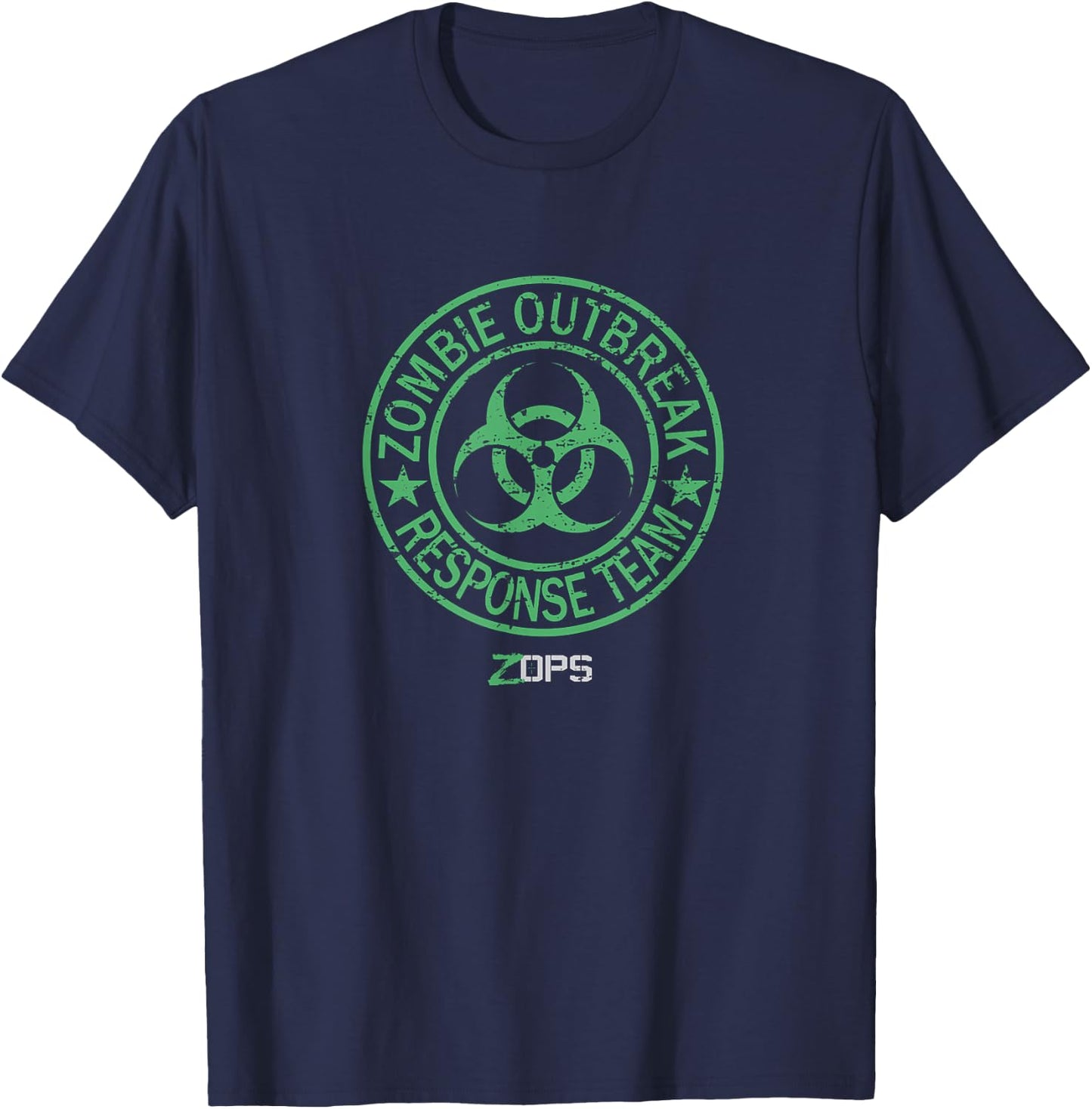 Official Z OPS Zombie Outbreak Response Team T-Shirt - T-Shirt | Navy