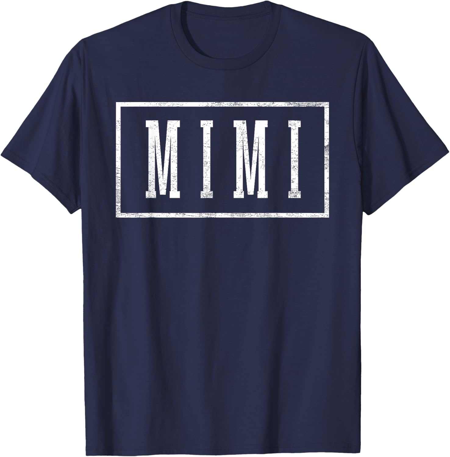 Mimi - Sleek Framed Design Mother's Day Mimi T-Shirt - T-Shirt | Navy