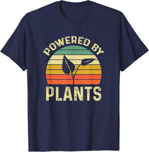 Vegan Plant Powered T-Shirt - T-Shirt | Navy