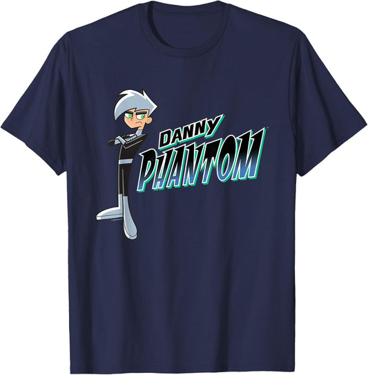 Danny Phantom with Logo T-Shirt - T-Shirt | Navy