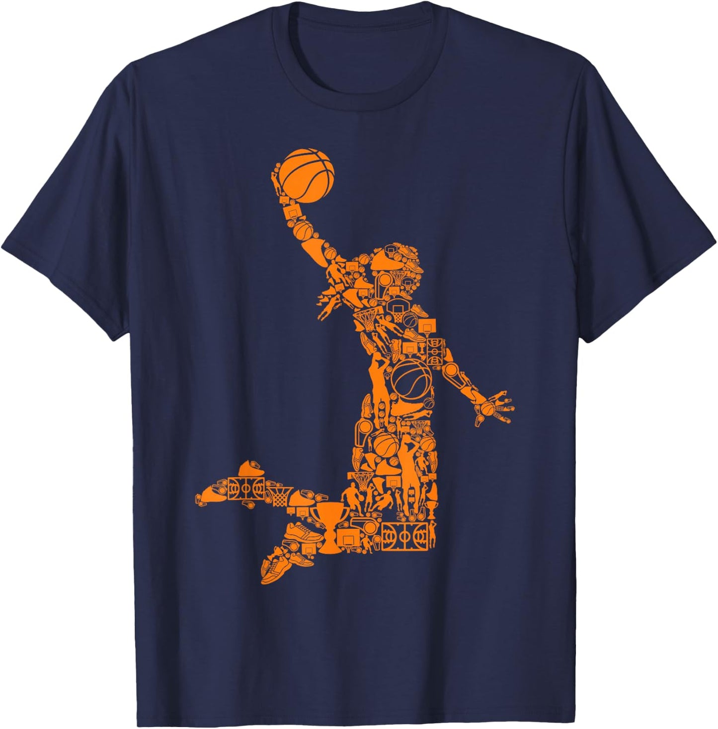 Basketball Girl Women T-Shirt - T-Shirt | Navy