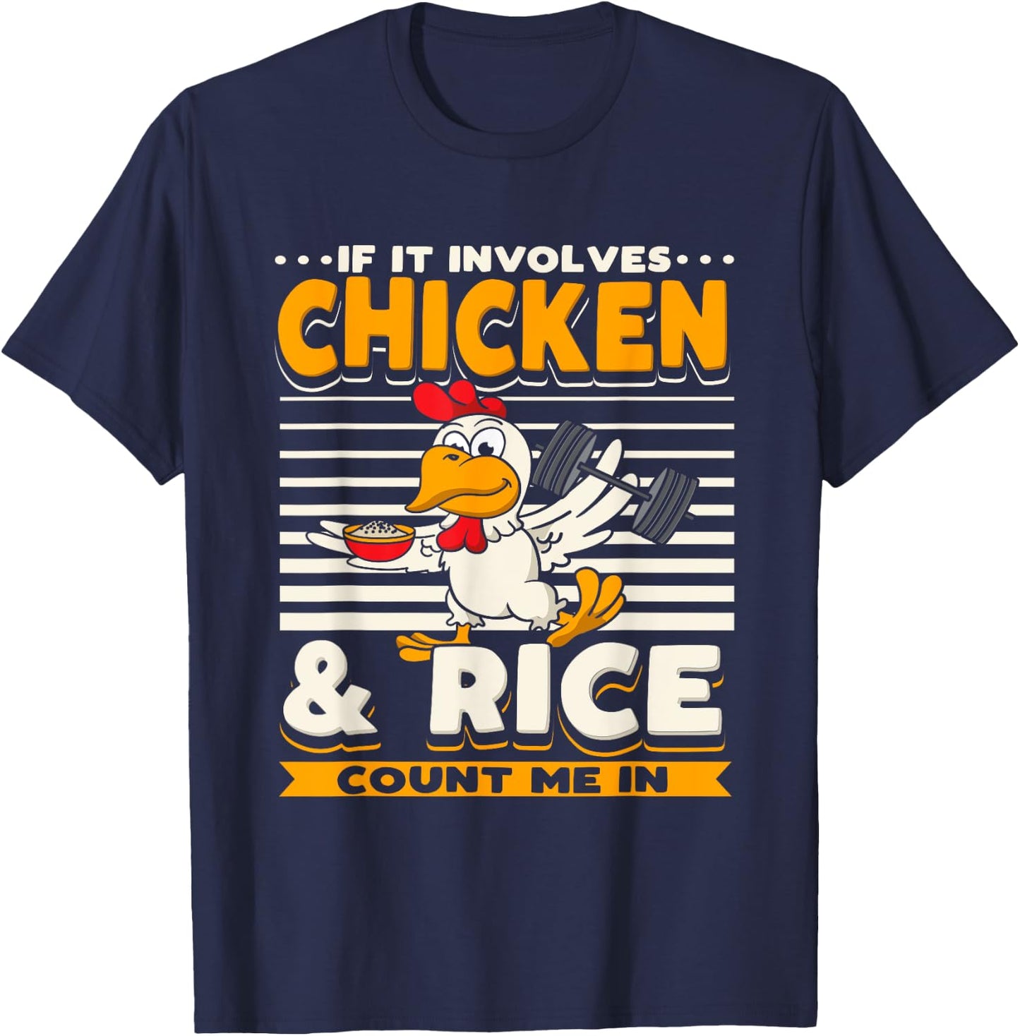 Funny Sarcastic Weight-Lifting Bodybuilding Fitness Workout T-Shirt - T-Shirt | Navy